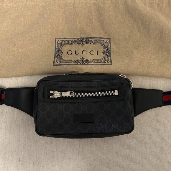 Gucci GG Black belt bag - Picture 1 of 10